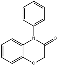 4-Phenyl-2H-1,4-benzoxazin-3(4H)-one 结构式