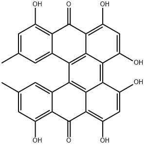 原金丝桃素 结构式