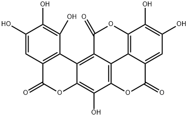 黃五倍子酸 结构式
