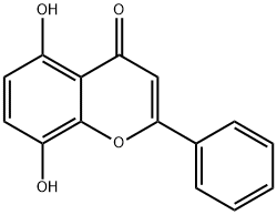 5,8-Dihydroxyflavone 结构式
