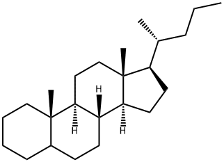 膽烷 结构式