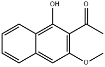 1-(1-Hydroxy-3-methoxy-2-naphtyl)ethanone 结构式