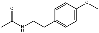 N-(4-Methoxyphenethyl)acetamide 结构式