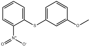 Benzene, 1-[(3-methoxyphenyl)thio]-2-nitro- 结构式