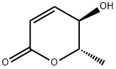 (5R,6S)-5-Hydroxy-5,6-dihydro-6-methyl-2H-pyran-2-one 结构式