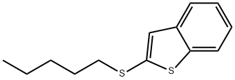 2-(Pentylthio)benzo[b]thiophene 结构式