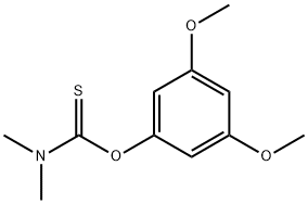 O-(3,5-DIMETHOXYPHENYL)DIMETHYL THIOCARBAMATE 结构式