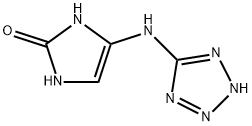 2H-Imidazol-2-one,  1,3-dihydro-4-(1H-tetrazol-5-ylamino)-  (9CI) 结构式