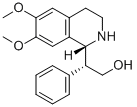 (R)-2-((R)-6,7-DIMETHOXY-1,2,3,4-TETRAHYDRO-ISOQUINOLIN-1-YL)-2-PHENYL-ETHANOL 结构式