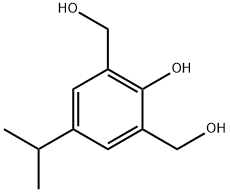 2,6-Bis(hydroxymethyl)-4-isopropylphenol 结构式