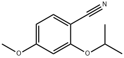 2-异丙氧基-4-甲氧基苯腈 结构式