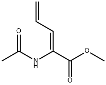 2,4-Pentadienoicacid,2-(acetylamino)-,methylester,(2Z)-(9CI) 结构式