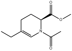 2-Pyridinecarboxylicacid,1-acetyl-5-ethyl-1,2,3,4-tetrahydro-,methylester,(2S)-(9CI) 结构式