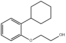 2-(2-Cyclohexylphenoxy)ethanol 结构式