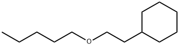 (2-Pentyloxyethyl)cyclohexane 结构式