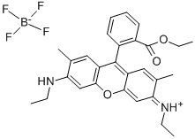 四氟硼酸罗丹明 6G 结构式