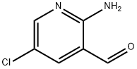 2-氨基-5-氯烟醛 结构式