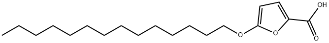 5-(十四烷基氧)-2-糠酸 结构式