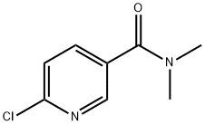 6-氯-N,N-二甲基-3-吡啶甲酰胺 结构式