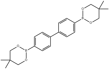 4,4'-联苯基二硼酸二(新戊二醇酯) 结构式