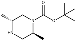 (2S,5R)-1-N-BOC-2,5-二甲基哌嗪 结构式