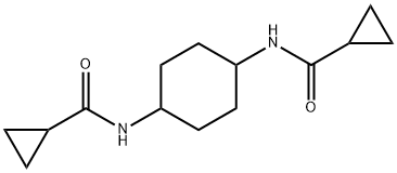 Cyclopropanecarboxamide, N,N-1,4-cyclohexanediylbis- (9CI) 结构式