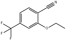 Benzonitrile, 2-ethoxy-4-(trifluoromethyl)- (9CI) 结构式