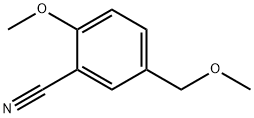 Benzonitrile, 2-methoxy-5-(methoxymethyl)- (9CI) 结构式