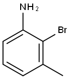 2-溴-3-甲基苯胺 结构式