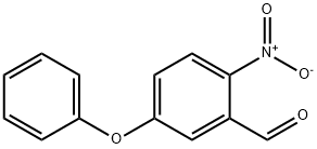 2-硝基-5-苯氧基苯甲醛 结构式