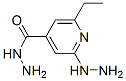 2-Hydrazino-6-ethylisonicotinic hydrazide 结构式