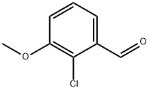 2-氯-3-甲氧基苯甲醛 结构式