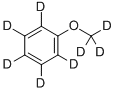 甲氧基苯-D8 结构式