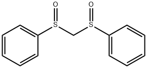 [(Phenylsulfinyl)methylsulfinyl]benzene 结构式