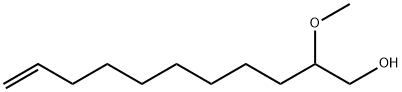 2-Methoxy-10-undecen-1-ol 结构式