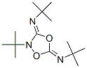 N,N'-[2-(1,1-Dimethylethyl)-1,4,2-dioxazolidine-3,5-diylidene]bis(2-methyl-2-propanamine) 结构式