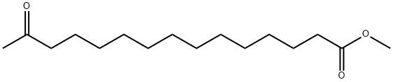 Methyl 14-oxopentadecanoate 结构式