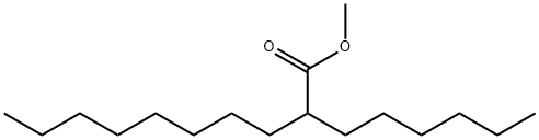 2-己基癸酸甲酯 结构式