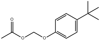 (4-tert-Butylphenoxy)methanol acetate 结构式