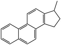 16,17-Dihydro-17-methyl-15H-cyclopenta[a]phenanthrene 结构式