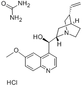 尿素金雞納鹼鹽酸鹽 结构式