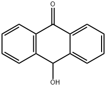 10-羥蒽酮 结构式