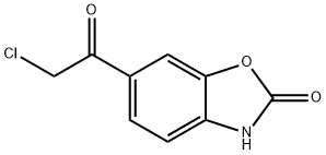 6-氯乙酰基-2-苯并噁唑酮 结构式