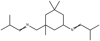 1,3,3-trimethyl-N-(2-methylpropylidene)-5-[(2-methylpropylidene)amino]cyclohexanemethylamine 结构式