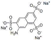 7-氨基萘-1,3,6-三磺酸钠 结构式