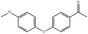 1-ó4-(4-甲氧基苯氧基)苯基乙基-1-酮 结构式