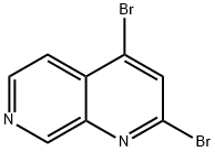 2,4-二溴-1,7-萘啶 结构式