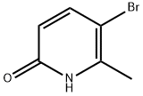 5-溴-6-甲基-2(1H)-吡啶酮 结构式