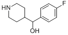 (4-氟苯基)-4-哌啶甲醇 结构式