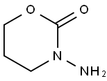 3-氨基-1,3-噁嗪烷-2-酮 结构式
